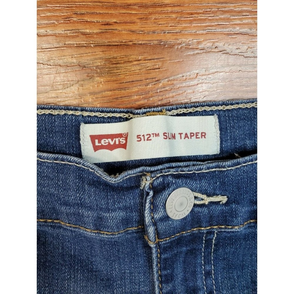 Levi's levi 512 Slim Taper 20 Reg 30x30 Dark wash  Womens Denim - Picture 5 of 7